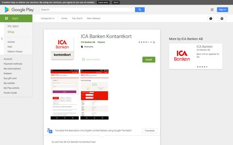 ICA Banken Kontantkort - Apps on Google Play