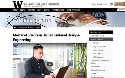 Master of Science in Human Centered Design & Engineering ...