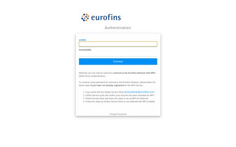 Authentication - Eurofins