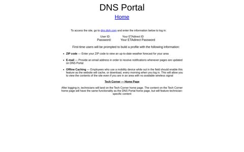 DNS Portal - Intertech Digital Tech Portal