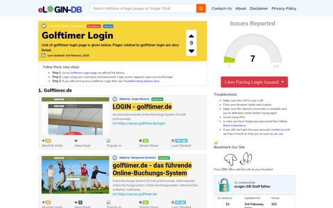 Golftimer Login - A database full of login pages from all over ...