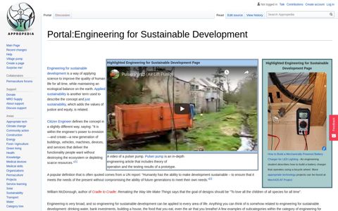 Portal:Engineering for Sustainable Development - Appropedia ...
