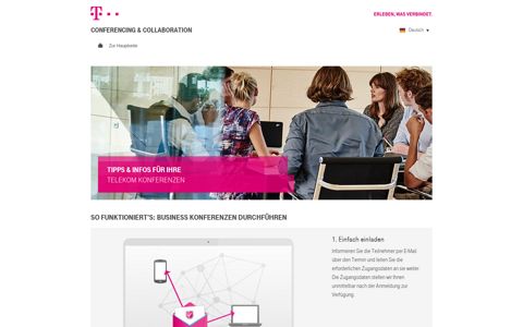 Tipps und Infos - Telekom - Conferencing & Collaboration