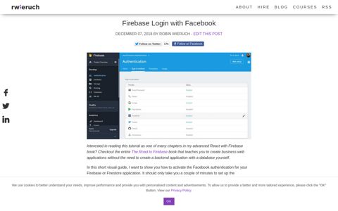 Firebase Login with Facebook - RWieruch
