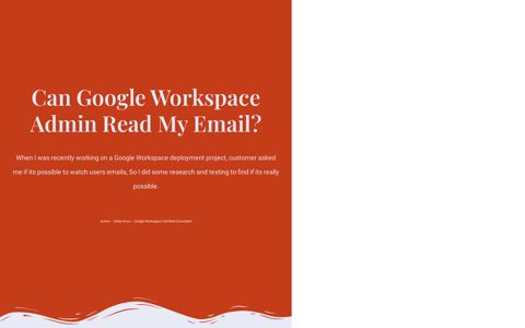 Google Workspace admin can access your emails without ...