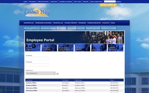 Employee Directory - Lawson State Community College