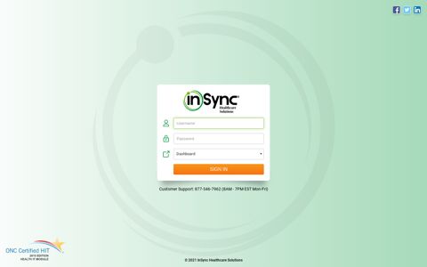 InSync :: Login - InSync Healthcare Solutions