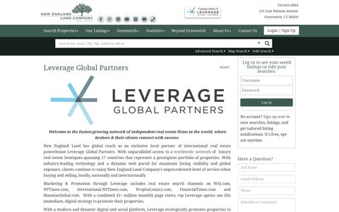 Leverage Global Partners - New England Land Company
