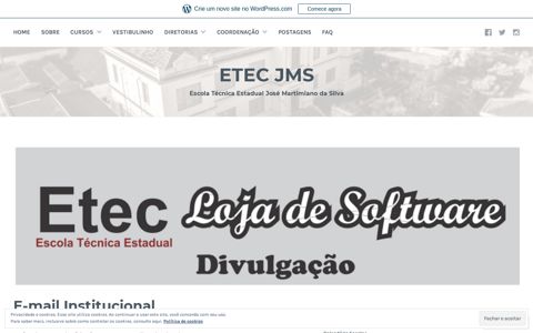 E-mail Institucional – Etec JMS