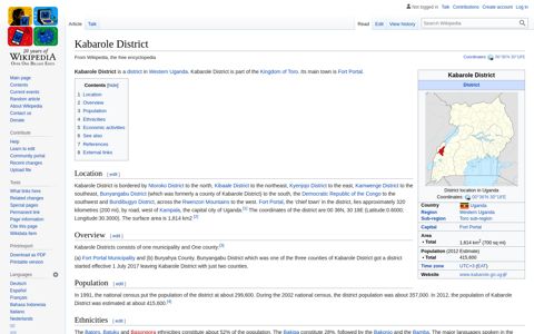 Kabarole District - Wikipedia