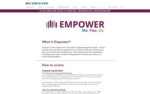 Empower | RI CAREGiver
