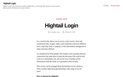 Hightail Login – Hightail Login: File sharing & creative ...
