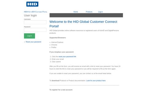 HID® ActivID® Customer Portal: Welcome to the HID Global ...
