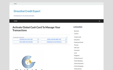 globalcashcard.com/activate - Activate Global Cash Card To ...