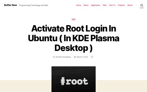 Activate Root Login In Ubuntu ( In KDE Plasma Desktop ...