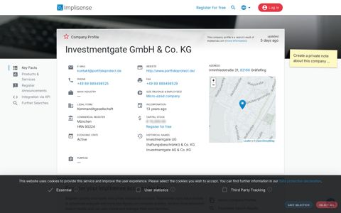 Investmentgate GmbH & Co. KG | Implisense
