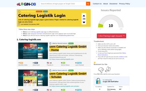 Catering Logistik Login - штыефпкфь login 0 Views