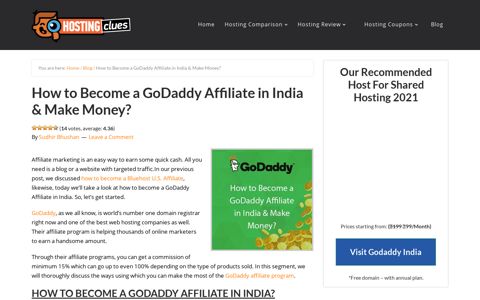 How to Become a GoDaddy Affiliate in India & Make Money ...