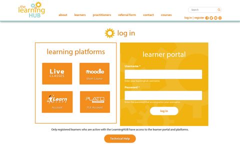Log In - The LearningHUB