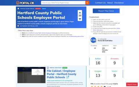 Hertford County Public Schools Employee Portal