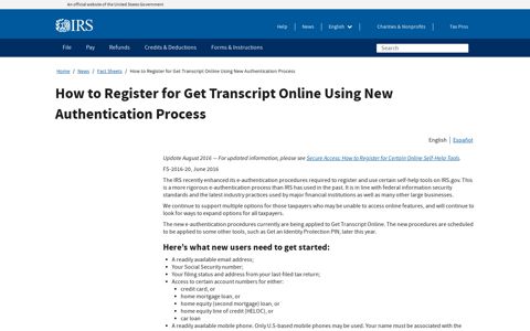 How to Register for Get Transcript Online Using New ...