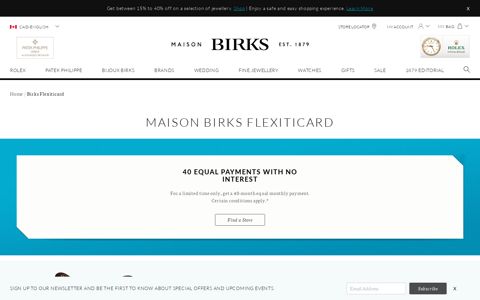 Birks Flexiticard | Maison Birks