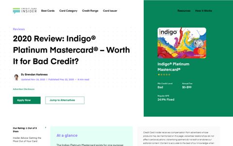 2020 Review: Indigo® Platinum Mastercard® - Worth It for Bad ...