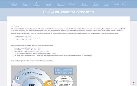 DBIS Communications Developments – DBIS Hub