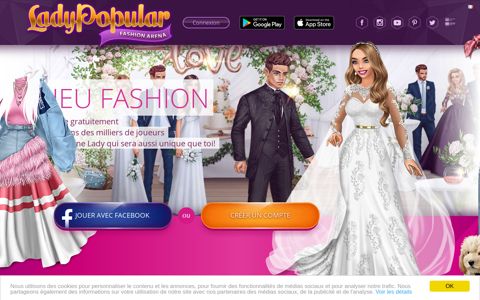 LADY POPULAR: The best online fashion & dress up game!