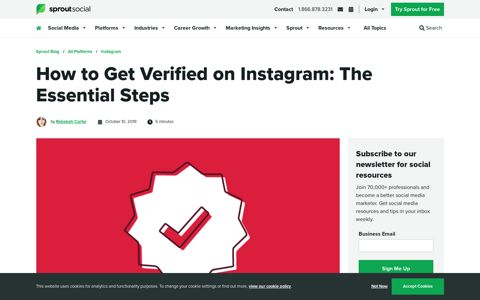 How to Get Verified on Instagram: The Essential Steps | Sprout ...