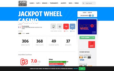 Jackpot Wheel Casino (USA, Canada) ᐈ EXCLUSIVE Bonus ...