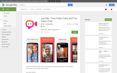JusTalk - Free Video Calls and Fun Video Chat - Apps on ...