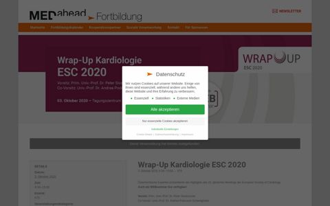 Wrap-Up Kardiologie ESC 2020 - MEDahead
