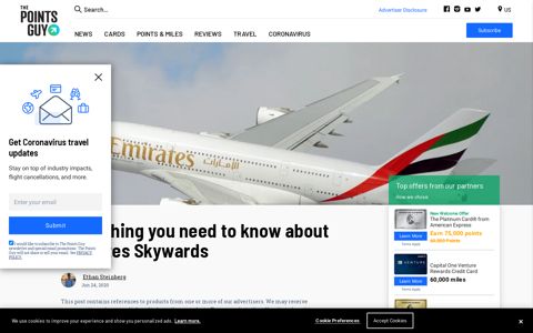 The complete guide to Emirates Skywards - The Points Guy