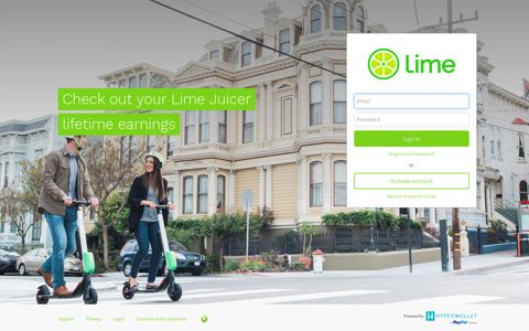 Lime Juicer Pay - Welcome - Hyperwallet