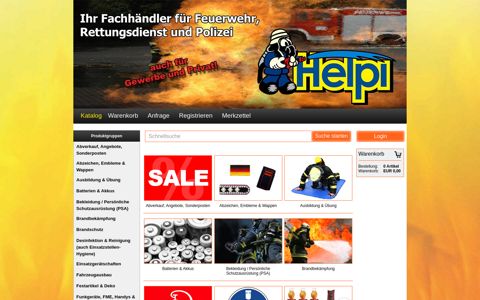 Helpi-Shop - Der Feuerwehrshop