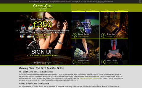 Gaming Club Online Casino | The original online casino with ...