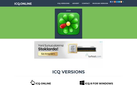 web ICQ online version I seek you