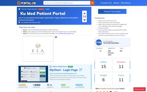 Ku Med Patient Portal