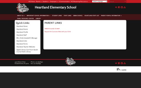 PARENT LINKS - Heartland Elementary School