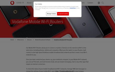 Vodafone Mobile Wi-Fi Routers