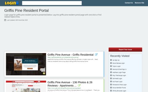 Griffis Pine Resident Portal - Loginii.com