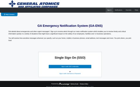 General Atomics - Sign In
