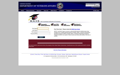 Wave - GI Bill - Veterans Affairs