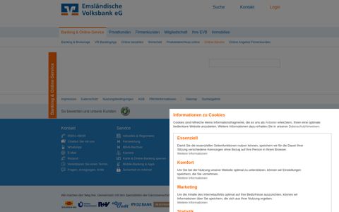 Emsländische Volksbank eG Online-Banking