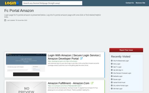 Fc Portal Amazon - Loginii.com