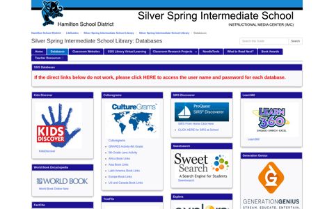 Databases - Silver Spring Intermediate School Library ...