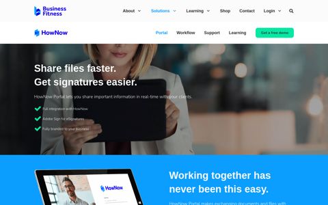 HowNow Portal - Business Fitness