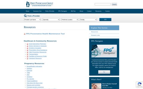 Resources - First Physicians Group