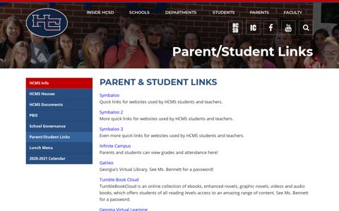 Parent/Student Links - Haralson County School District